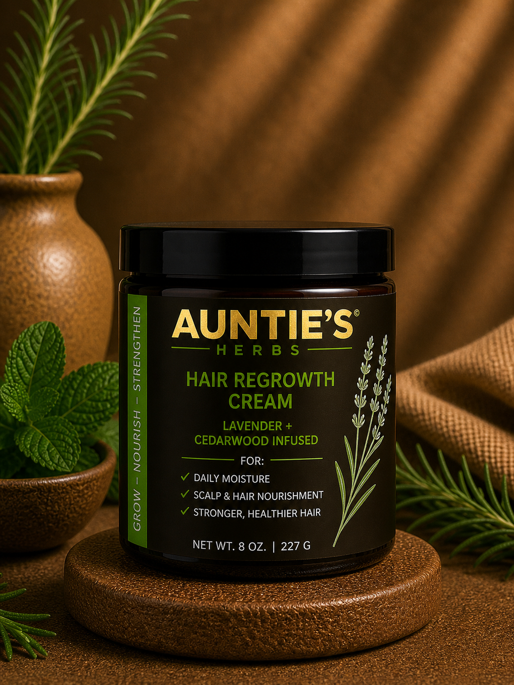 Pre-Order Auntie's Herbs Hair Regrowth Cream